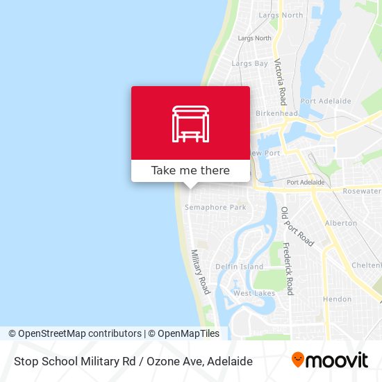 Stop School Military Rd / Ozone Ave map