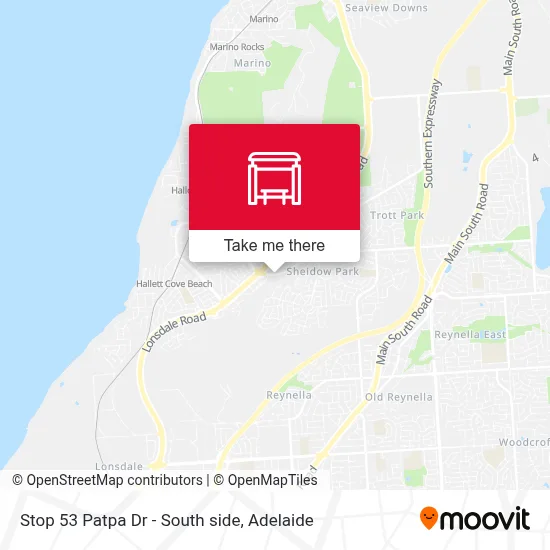 Mapa Stop 53 Patpa Dr - South side