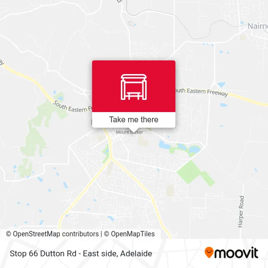 Mapa Stop 66 Dutton Rd - East side