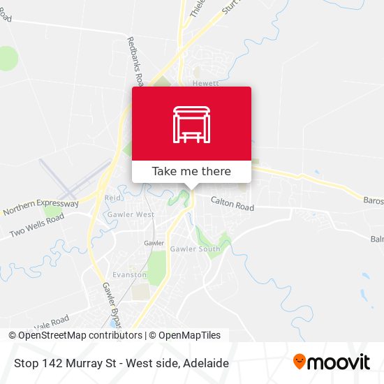 Stop 142 Murray St - West side map