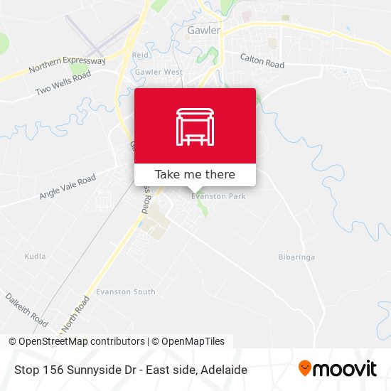 Stop 156 Sunnyside Dr - East side map