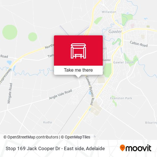 Stop 169 Jack Cooper Dr - East side map
