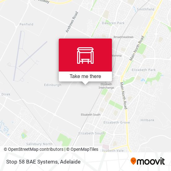 Stop 58 BAE Systems map