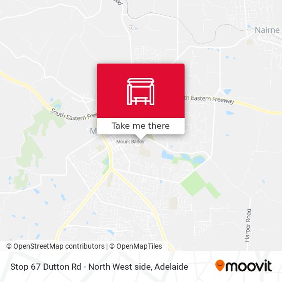 Stop 67 Dutton Rd - North West side map