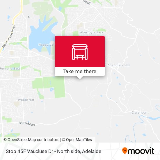 Stop 45F Vaucluse Dr - North side map