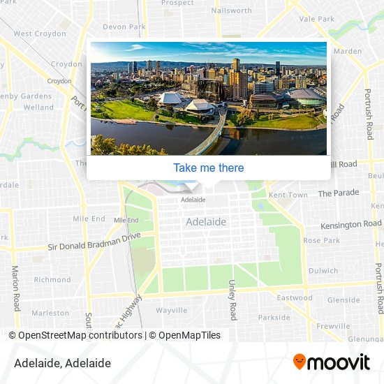 Adelaide map