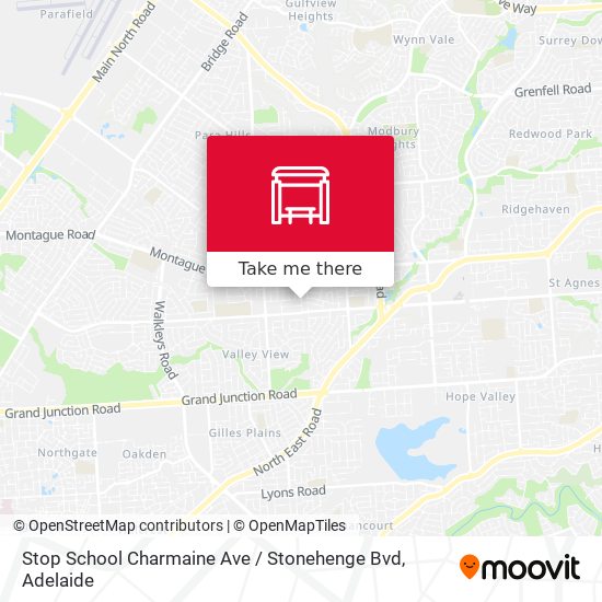 Stop School Charmaine Ave / Stonehenge Bvd map