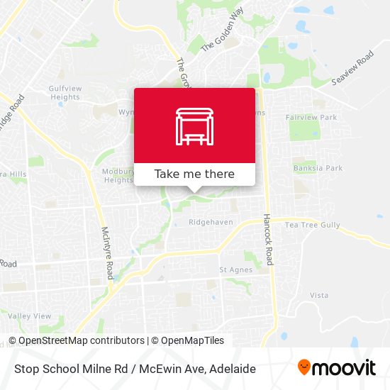 Stop School Milne Rd / McEwin Ave map