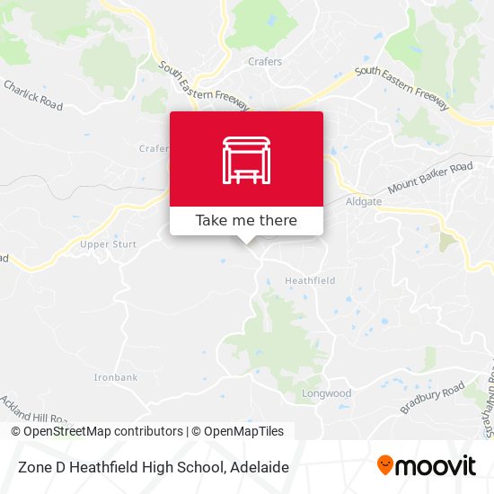 Zone D Heathfield High School map