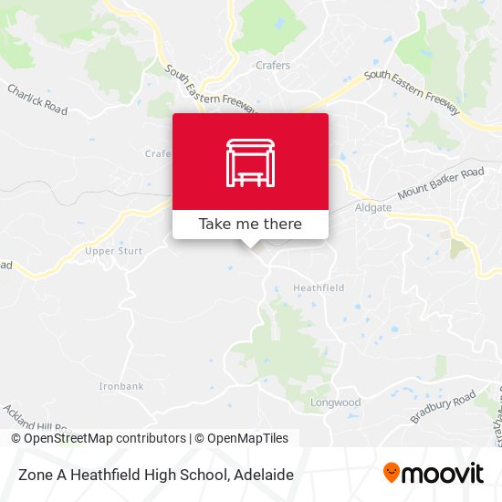 Zone A Heathfield High School map