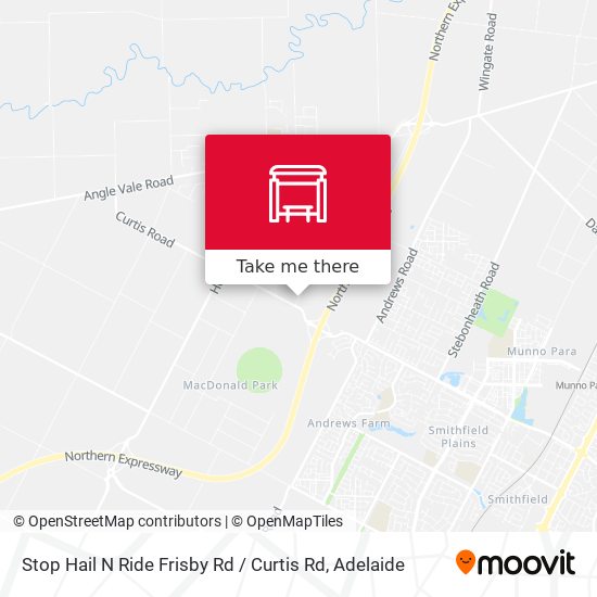 Stop Hail N Ride Frisby Rd / Curtis Rd map