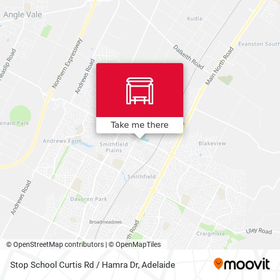 Stop School Curtis Rd / Hamra Dr map