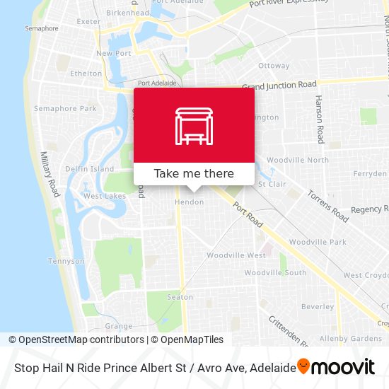 Stop Hail N Ride Prince Albert St / Avro Ave map