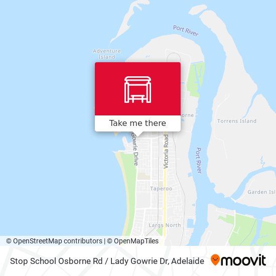 Stop School Osborne Rd / Lady Gowrie Dr map
