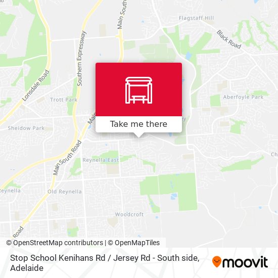 Stop School Kenihans Rd / Jersey Rd - South side map