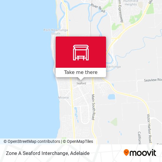 Mapa Zone A Seaford Interchange