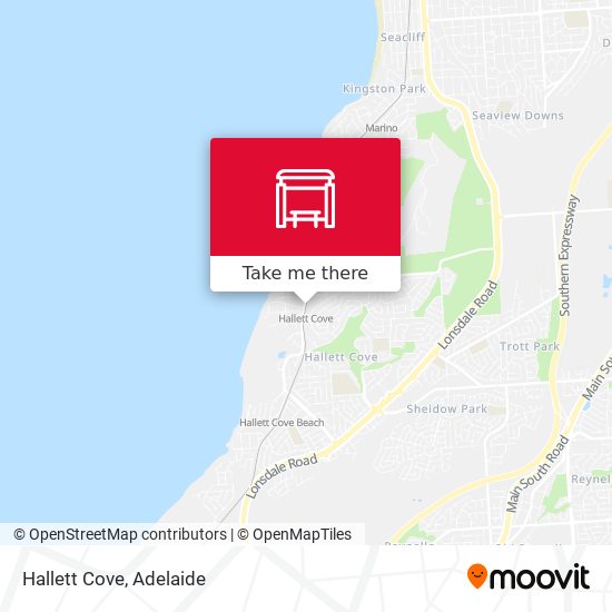 Hallett Cove map