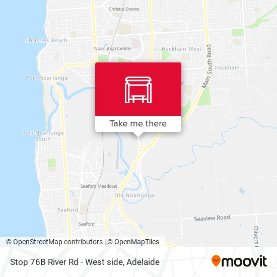 Stop 76B River Rd - West side map
