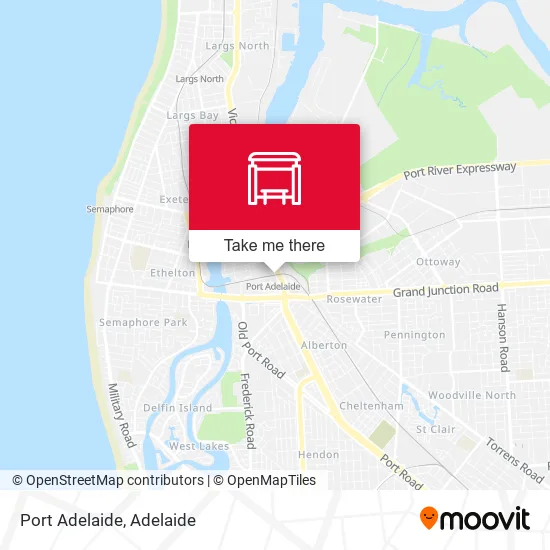 Port Adelaide map