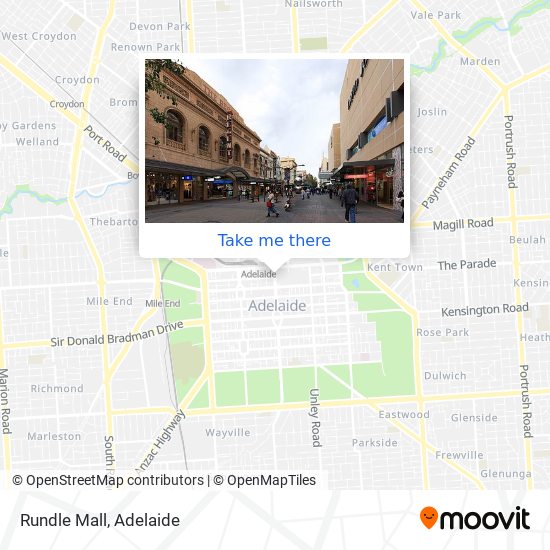 Rundle Mall map