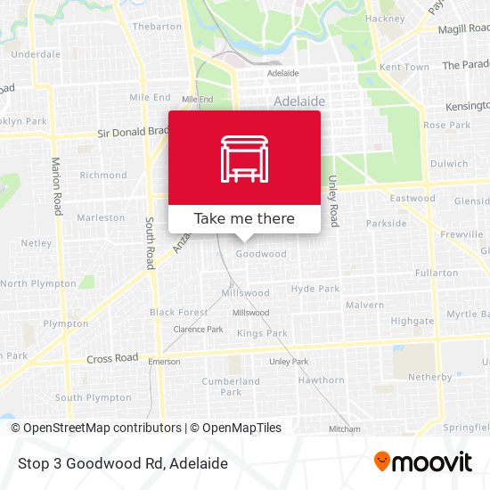 Stop 3 Goodwood Rd map