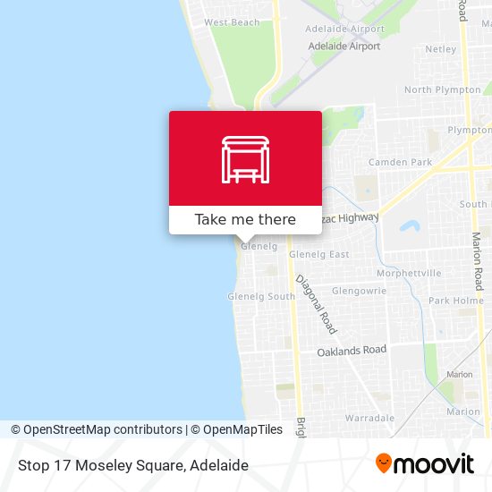 Stop 17 Moseley Square map