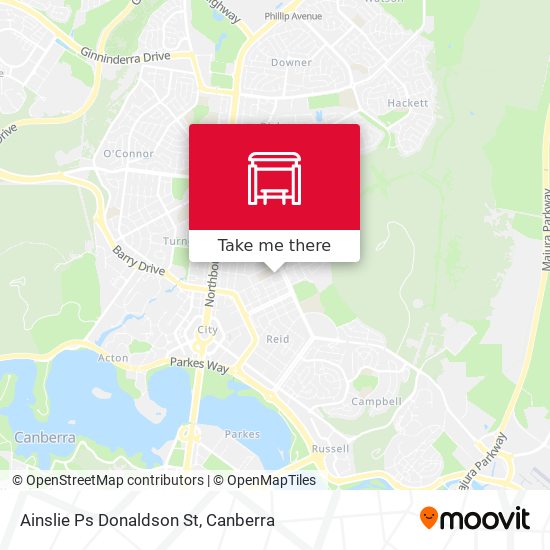 Ainslie Ps Donaldson St map