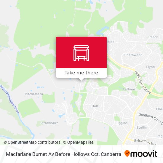 Macfarlane Burnet Av Before Hollows Cct map