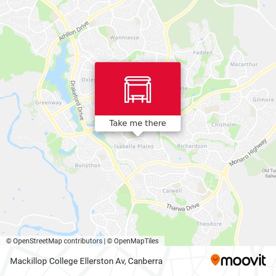 Mapa Mackillop College Ellerston Av