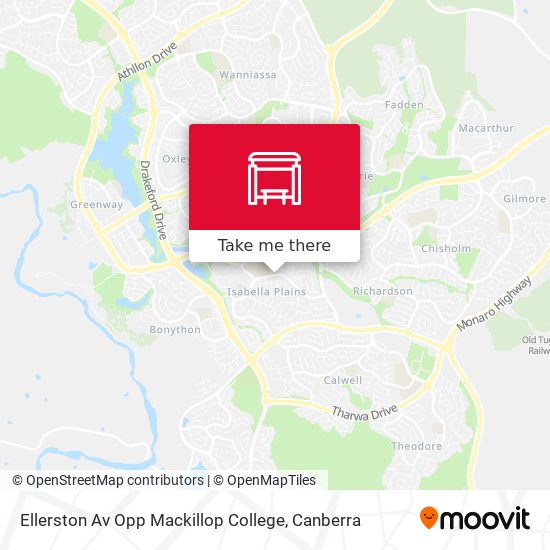 Mapa Ellerston Av Opp Mackillop College