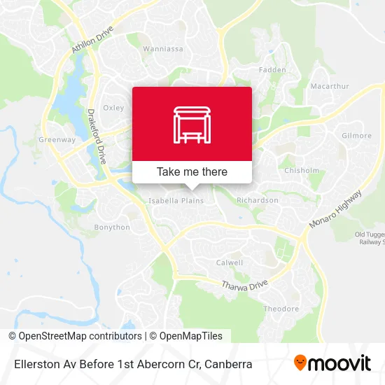 Ellerston Av Before 1st Abercorn Cr map