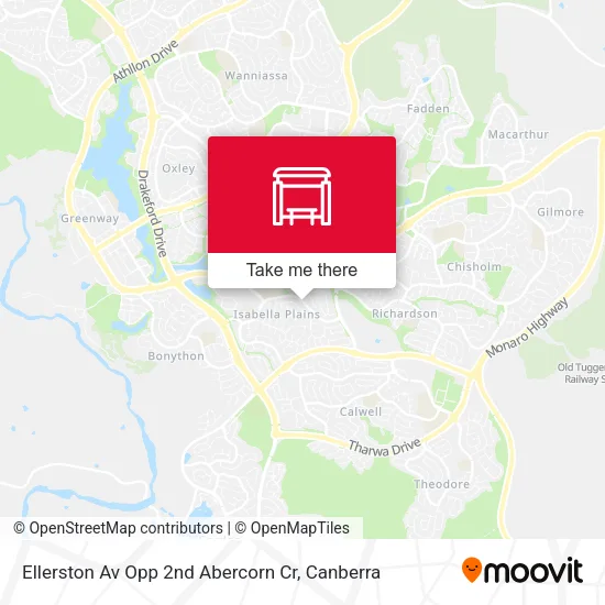 Ellerston Av Opp 2nd Abercorn Cr map