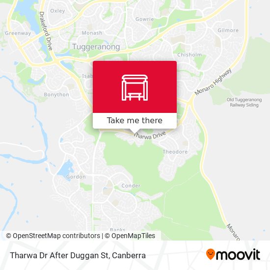Tharwa Dr After Duggan St map