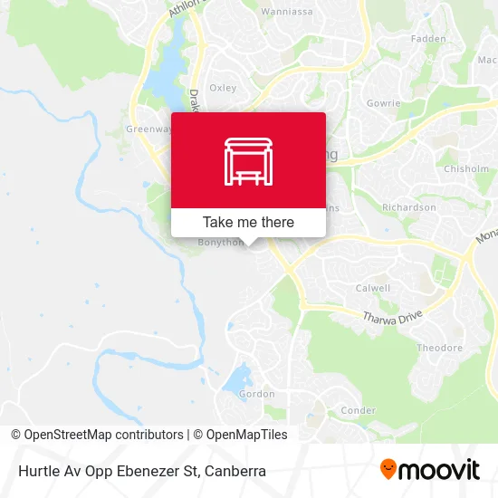 Mapa Hurtle Av Opp Ebenezer St