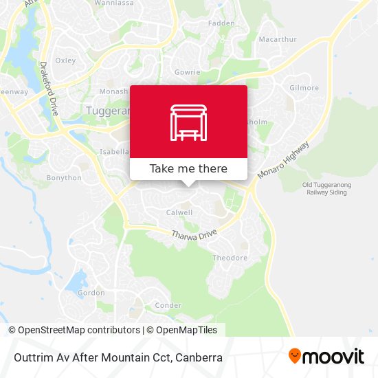Outtrim Av After Mountain Cct map