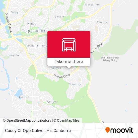 Casey Cr Opp Calwell Hs map