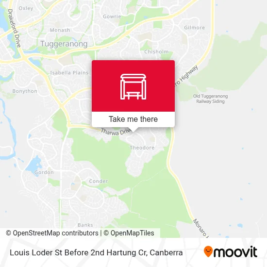 Mapa Louis Loder St Before 2nd Hartung Cr