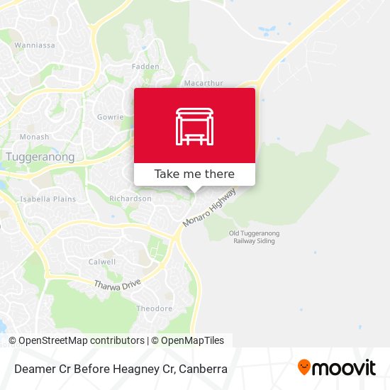 Deamer Cr Before Heagney Cr map