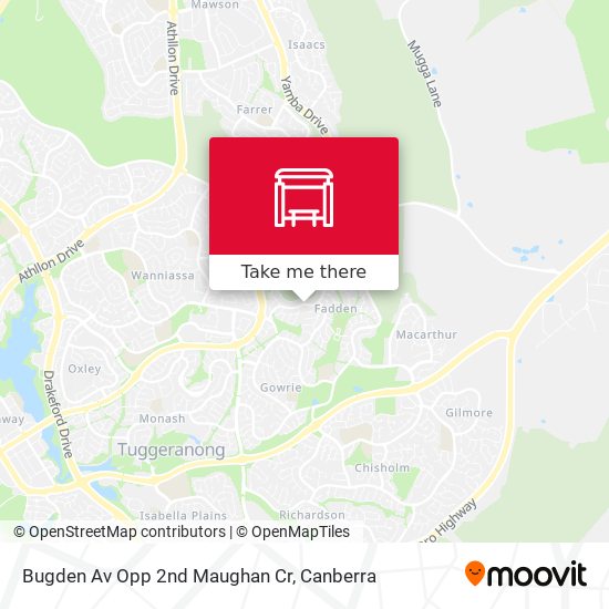 Bugden Av Opp 2nd Maughan Cr map