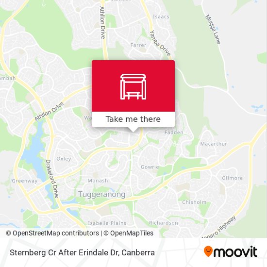 Sternberg Cr After Erindale Dr map