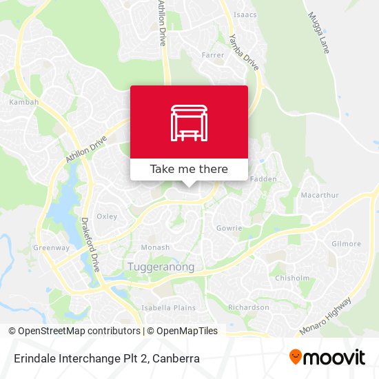 Mapa Erindale Interchange Plt 2