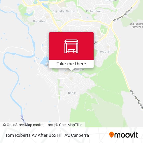 Tom Roberts Av After Box Hill Av map