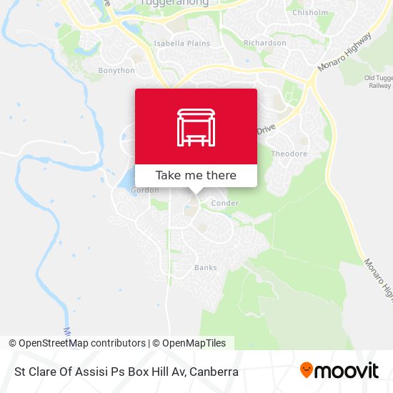 St Clare Of Assisi Ps Box Hill Av map