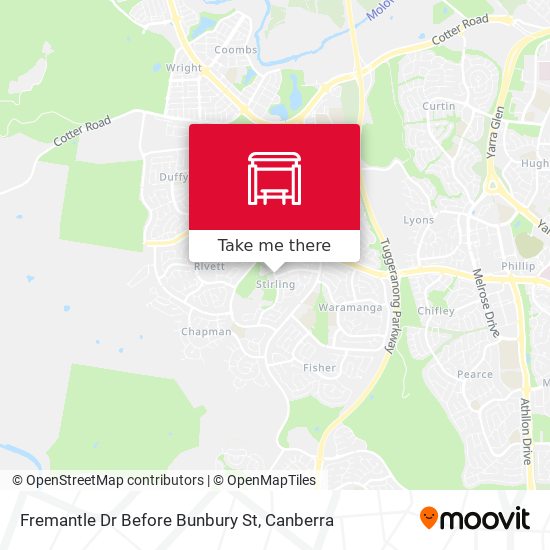 Fremantle Dr Before Bunbury St map