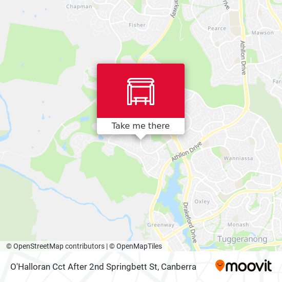 O'Halloran Cct After 2nd Springbett St map