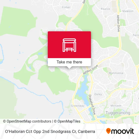 O'Halloran Cct Opp 2nd Snodgrass Cr map