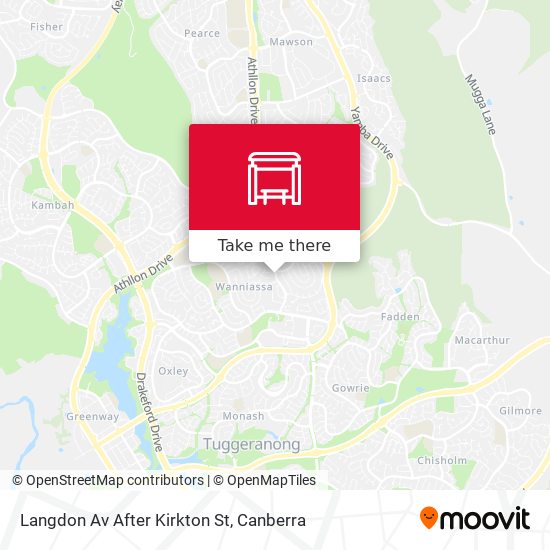 Langdon Av After Kirkton St map