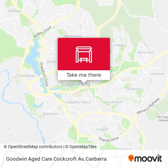 Mapa Goodwin Aged Care Cockcroft Av