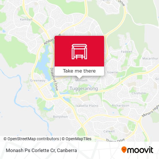 Monash Ps Corlette Cr map