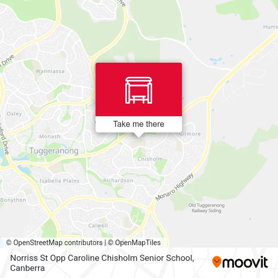 Norriss St Opp Caroline Chisholm Senior School map